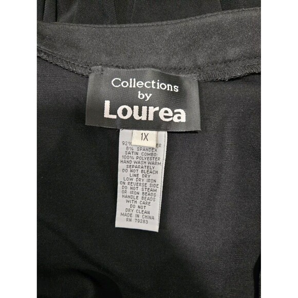 Collections By Lourea 2 Piece Set Open Cardigan And Sleeveless Blouse Size 1X - Picture 8 of 9